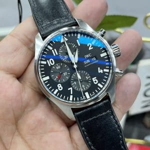 IWC Pilot Chronograph IW377709 Black Dial Super Clone – YL Factory Replica