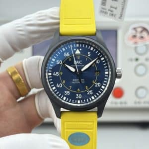 IWC Mark XVIII Top Gun Ceramic “Yellow Ring” IW327019 Super Clone – AOF Factory Replica