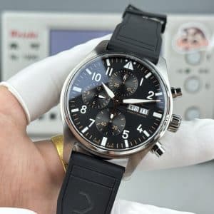 IWC Pilot Chronograph IW377710 Black Dial Super Clone – ZF Factory Replica