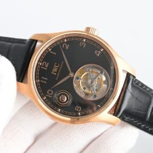 IWC Big Pilot Tourbillon Day & Night IW590302 Rose Gold Black Dial Super Clone Replica – SJ Factory