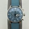 TWS Factory IWC Pilot Chronograph 41 IW388104 Blue Dial Super Clone Replica – Modern Pilot Chrono on Rubber