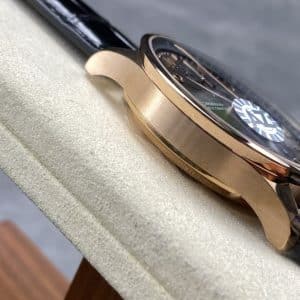 AZ Factory IWC Portuguese Chronograph IW3716-03 Rose Gold Blue Dial Super Clone Replica