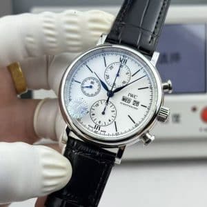 ZF Factory IWC Portofino Chronograph IW391025 “Portofino Chrono Steel” White Dial Super Clone Replica