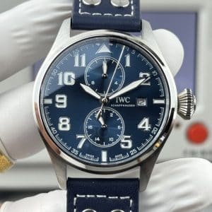 IWC Big Pilot 8 Days Heritage IW51584 Blue Dial Super Clone – TW Factory 316L Stainless Steel Replica