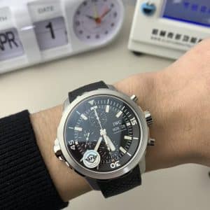 APS Factory IWC Aquatimer Chronograph IW376804 Black Dial Super Clone Replica