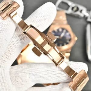 IWC Ingenieur Automatic 40 IW328907 Super Clone Replica Rose Gold – APS Factory (Black & Silver Dial)