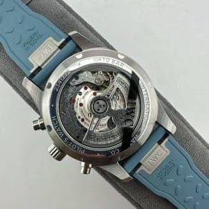 TWS Factory IWC Pilot Chronograph 41 IW388104 Blue Dial Super Clone Replica – Modern Pilot Chrono on Rubber