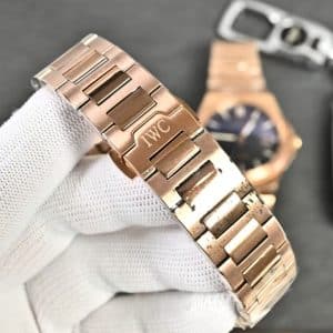 IWC Ingenieur Automatic 40 IW328907 Super Clone Replica Rose Gold – APS Factory (Black & Silver Dial)