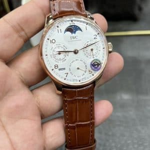 V9 Factory IWC Portuguese Perpetual Calendar IW52610 “Seven-Hand” Rose Gold Super Clone Replica