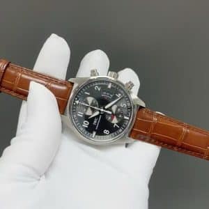 EW Factory IWC Pilot Chronograph IW377709 Black Dial Super Clone Replica – Classic Pilot Chrono