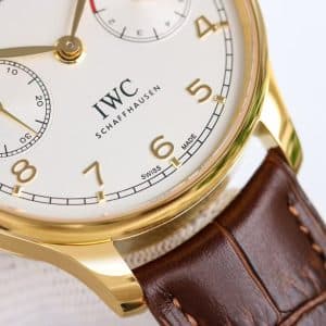 ZF Factory IWC Portuguese Annual Calendar IW503501 44mm White Dial Super Clone Replica (V3 Version)