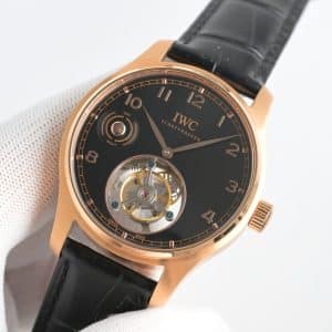 IWC Big Pilot Tourbillon Day & Night IW590302 Rose Gold Black Dial Super Clone Replica – SJ Factory