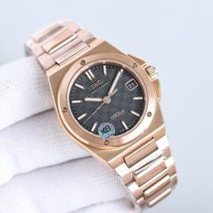 IWC Ingenieur Automatic 40 IW328907 Super Clone Replica Black Dial – Rose Gold, KB Factory Version