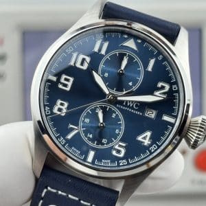 IWC Big Pilot 8 Days Heritage IW51584 Blue Dial Super Clone – TW Factory 316L Stainless Steel Replica