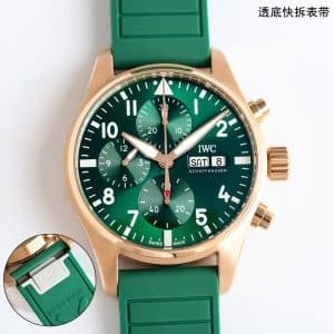 XZ Factory IWC Pilot Chronograph IW388102 Bronze Green Super Clone Replica – Bronze Pilot Chrono with Green Dial