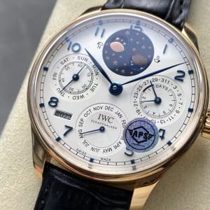 APS Factory IWC Portuguese Perpetual Calendar IW5033 Rose Gold White Dial Super Clone Replica