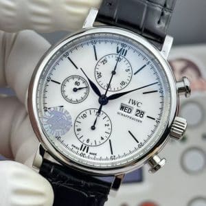 ZF Factory IWC Portofino Chronograph IW391025 “Portofino Chrono Steel” White Dial Super Clone Replica