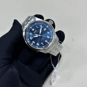 V7 Factory IWC Mark XX IW328204 Blue Dial Super Clone Replica – Mark 20 Pilot on Bracelet