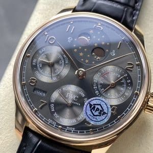 APS Factory IWC Portuguese Perpetual Calendar IW52610 Black Dial Super Clone Replica (V9 Version)