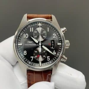 EW Factory IWC Pilot Chronograph IW377709 Black Dial Super Clone Replica – Classic Pilot Chrono