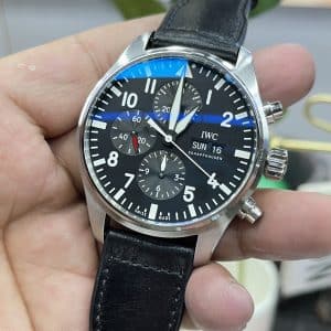 IWC Pilot Chronograph IW3777 Blue Dial 43mm Super Clone – ZF Factory Replica (Shanghai 7750)