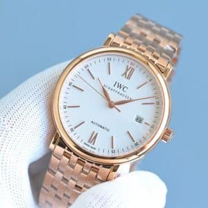 MKS Factory IWC Portofino Automatic IW356506 / IW356504 “Portofino 40 Bracelet” Rose Gold Super Clone Replica