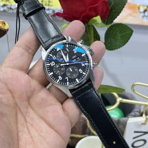 IWC Pilot Chronograph IW377709 Black Dial Super Clone – YL Factory Replica