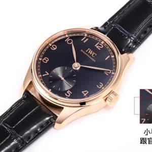 IWC Big Pilot Hand-Wound Eight Days IW510205 Rose Gold Blue Dial Super Clone – GR Factory Replica