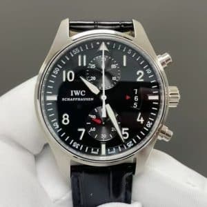 EW Factory IWC Pilot Chronograph IW377709 Black Dial Super Clone Replica – Classic Pilot Chrono