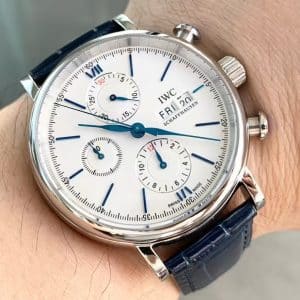 TW Factory IWC Portofino Chronograph IW391027 “Portofino Chrono” White Dial Super Clone Replica