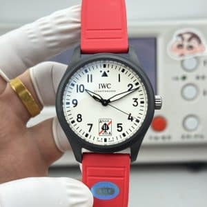 IWC Mark XVIII Top Gun “Black Aces” IW327004 White Dial Super Clone – AOF Factory Replica