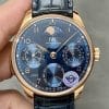 APS Factory IWC Portuguese Perpetual Calendar IW5033xx Blue Dial Super Clone Replica