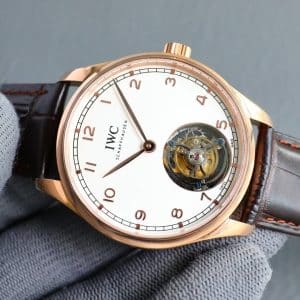 TC Factory IWC Portuguese Tourbillon IW546301 “81905” Rose Gold White Dial Super Clone Replica