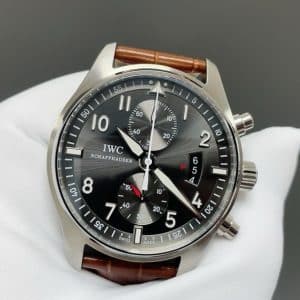 EW Factory IWC Pilot Chronograph IW377709 Black Dial Super Clone Replica – Classic Pilot Chrono