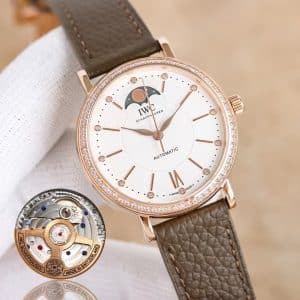 TW Chang IWC Portofino Automatic Moonphase IW459601 (IW659601) Rose Gold Super Clone Replica