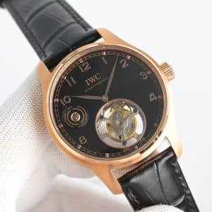 IWC Big Pilot Tourbillon Day & Night IW590302 Rose Gold Black Dial Super Clone Replica – SJ Factory