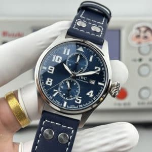 IWC Big Pilot 8 Days Heritage IW51584 Blue Dial Super Clone – TW Factory 316L Stainless Steel Replica