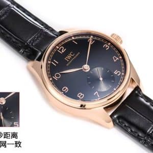 IWC Big Pilot Hand-Wound Eight Days IW510205 Rose Gold Blue Dial Super Clone – GR Factory Replica