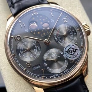 APS Factory IWC Portuguese Perpetual Calendar IW52610 Black Dial Super Clone Replica (V9 Version)