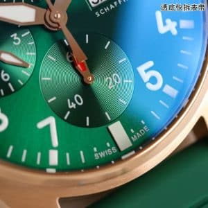 XZ Factory IWC Pilot Chronograph IW388102 Bronze Green Super Clone Replica – Bronze Pilot Chrono with Green Dial