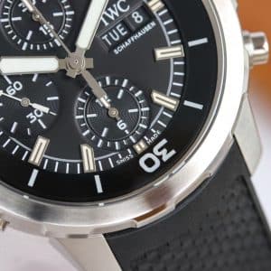 IWS Factory IWC Aquatimer Chronograph IW376803 Black Dial Super Clone Replica