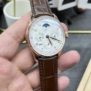 V9 Factory IWC Portuguese Perpetual Calendar IW52610 “Seven-Hand” Rose Gold Super Clone Replica