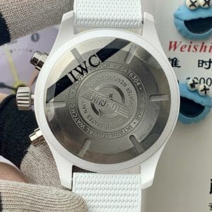IWC Pilot Chronograph Top Gun “Lake Tahoe” IW389105 White Ceramic Super Clone – APS Factory Replica (De-Homogenized)
