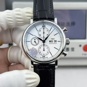 ZF Factory IWC Portofino Chronograph IW391025 “Portofino Chrono Steel” White Dial Super Clone Replica