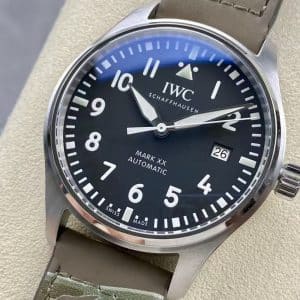 M+ Factory IWC Mark XX IW328203 Black Dial Super Clone Replica – Mark 20 Pilot Watch