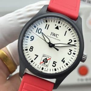 IWC Mark XVIII Top Gun “Black Aces” IW327004 White Dial Super Clone – AOF Factory Replica