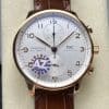 IWC Portugieser Chronograph IW3716 Super Clone — White Dial Rose Gold Case, AZ Factory