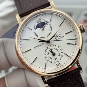 GR Factory IWC Portofino Complete Calendar IW359001 Rose Gold Super Clone Replica White Dial · Complete Calendar · Miyota 9015 Integrated Architecture