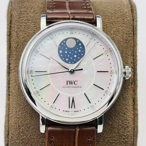MKS Factory IWC Portofino Automatic Moonphase IW459001 “Portofino 37 Moonphase” Mother-of-Pearl Super Clone Replica