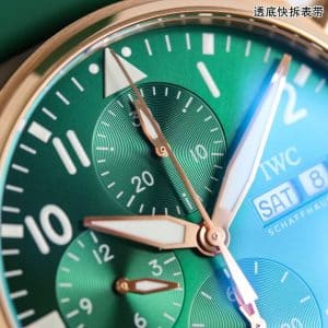 XZ Factory IWC Pilot Chronograph IW388102 Bronze Green Super Clone Replica – Bronze Pilot Chrono with Green Dial